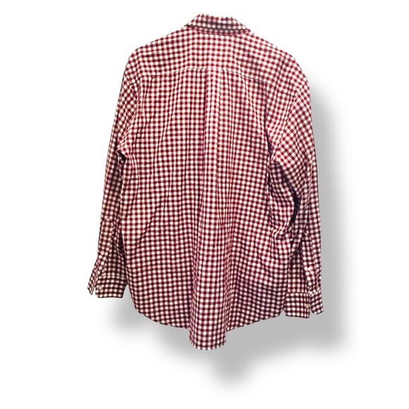 Vineyard Vines Men's Large Classic Fit Tucker Shirt Gingham Red White Check - Picture 15 of 15